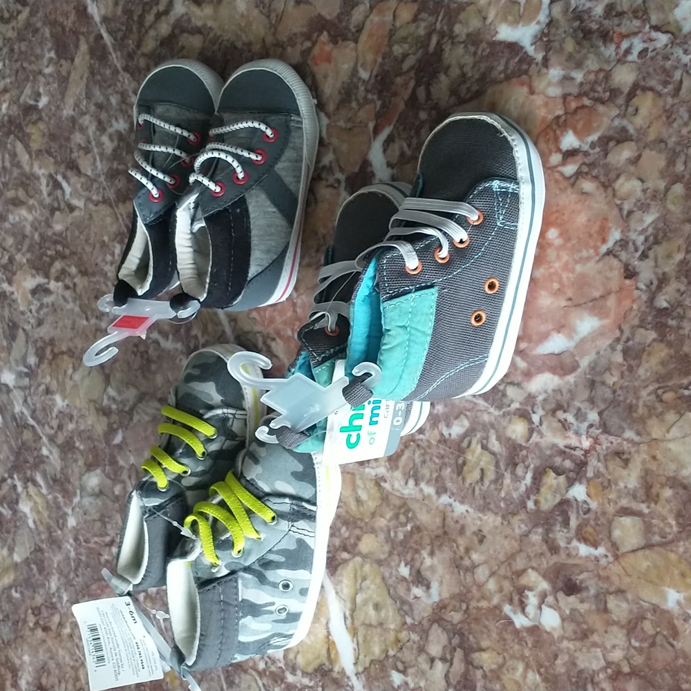 3 Pairs of Infant Shoes Child of Mine